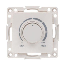 Стокгольм Механизм Светорегулятора 600W 220В винтовые клеммы белый PROxima
