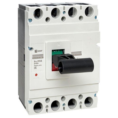 mccb99-4P5In400-315m EKF - Выключатель автоматический ВА-99М 400/315А 4P 5In 42кА PROxima 
