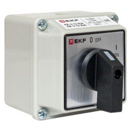 Переключатель кулачковый ПК-3-13 25А 3P "ВКЛ-ВЫКЛ" IP54 PROxima