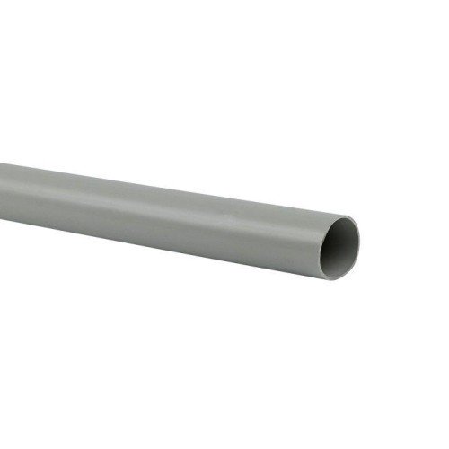 trg-16-2m EKF - Труба гладкая ПВХ жесткая d16 мм (2 м) (50 м/уп) серая-Plast