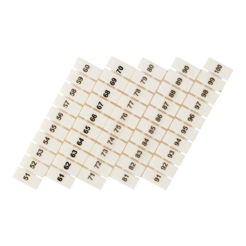zb-st-1.5-50-100 EKF - Маркеры для JXB-ST 1,5 с нумерацией 50-100 (100 шт.) PROxima
