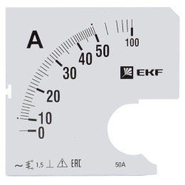 Шкала сменная для A961 50/5А-1,5 PROxima
