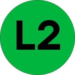 Наклейка "L2" d=20мм PROxima
