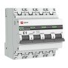 mcb4763-4-01C-pro EKF - Автоматический выключатель 4P 1А (C) 4,5kA ВА 47-63 PROxima