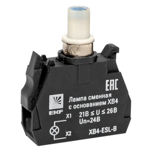 XB4-ESL-B EKF - Лампа сменная c основанием XB4 синяя 24В PROxima