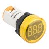 ed16-22vd-y EKF - Индикатор значения напряжения желтый ED16-22VD PROxima