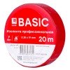 plc-iz-a-r EKF - Изолента 0,18х19мм (20м.) красная