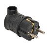 RPS-017-16-230-44-r EKF - Вилка угловая каучуковая 230В 2P+PE 16A IP44 PRO