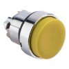 XB4BL-Y EKF - Исполнительный механизм кнопки XB4 желтый выпирающая возвратный без фиксации, без подсветки PROxima