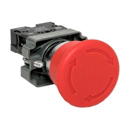 Кнопка BS542 поворотная красная грибок NC IP65 PROxima