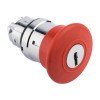 XB4BA1F-R EKF - Исполнительный механизм кнопки XB4 "Грибок" красный поворотный с фиксацией с замком PROxima
