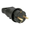 RPS-017-16-230-44 EKF - Вилка угловая каучуковая с кольцом 230В 2P+PE 16A IP44 Марс