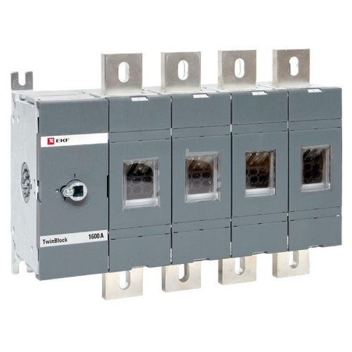 tb-s-1600-4p EKF - Рубильник 1600A 4P без рукоятки управления TwinBlock