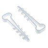 plc-cd1-5x10w EKF - Дюбель-хомут (5х10 мм) для плоского кабеля белый (100 шт.) PROxima