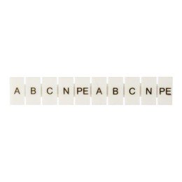 Маркеры для JXB-ST 2,5 с символами "A, B, C, N, PE" (100 шт.) PROxima
