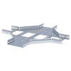xlt50400 EKF - Ответвитель крестообразный для лестничного лотка 50х400 мм