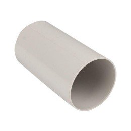 Муфта соединительная для трубы (50 мм) (10 шт) серая-Plast

