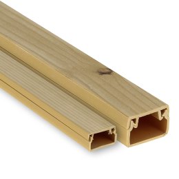Канал кабельный (12х12) (120 м) светлое дерево-Plast
