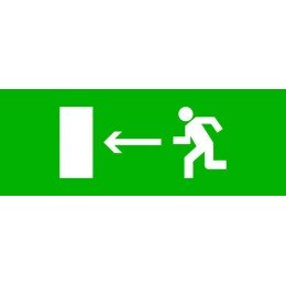 Пиктограмма "Направление налево" 320х120мм (для EXIT, SAFEWAY-40)