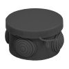 plc-kmr-040-038-b EKF - Коробка распределительная КМР-040-038 с крышкой (65х40) 4 мембр. Ввода чёрная IP54