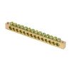 sn0-125-14-k-r EKF - Шина PEN "ноль-земля" (8х12мм) 14 отверстий латунь крепеж по краям розничный стикер PROxima