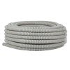 tg-z-20-25n EKF - Труба гофр. ПВХ с протяжкой d20 мм (25 м) серая-Plast