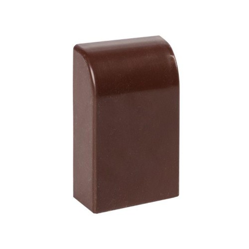 ecd-25-25x4 EKF - Заглушка (25х25) (4 шт) темное дерево-Plast 
