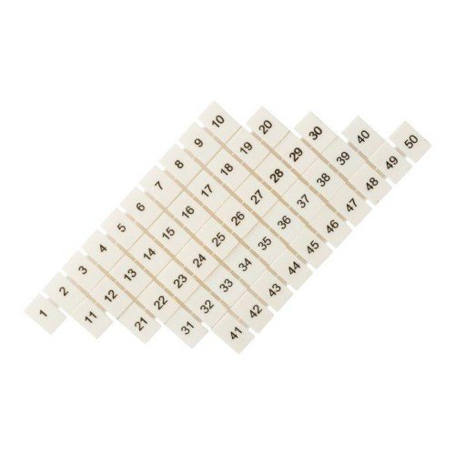 zb-st-2.5-1-50 EKF - Маркеры для JXB-ST 2,5 с нумерацией 1-50 (100 шт.) PROxima
