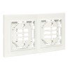 ERM-G-312-10 EKF - Минск Рамка 2-местная вертикальная белая Basic
