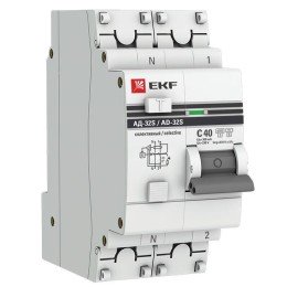 Дифференциальный автомат АД-32 (селективный) 1P+N 40А/300мА PROxima
