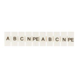 Маркеры для JXB-ST 6 с символами "A, B, C, N, PE" (100 шт.) PROxima
