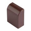 ecd-25-16x4 EKF - Заглушка (25х16) (4 шт) темное дерево-Plast