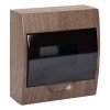 pb40-n-8-dark EKF - Щит распределительный навесной ЩРН-П- 8 темное дерево IP41 PROxima