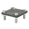 lp-g3105 EKF - Зажим полоса 40 - полоса 40 (3 пластины 70х70мм) HZ PROxima