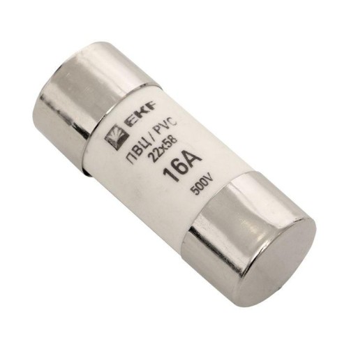 pvc-22x58-16 EKF - Плавкая вставка цилиндрическая ПВЦ (22х58) 16А 