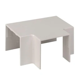 Угол T-образный (40х40) (4 шт) белый-Plast 