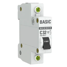 Автоматический выключатель 1P 32А (C) 4,5кА ВА 47-29 Basic

