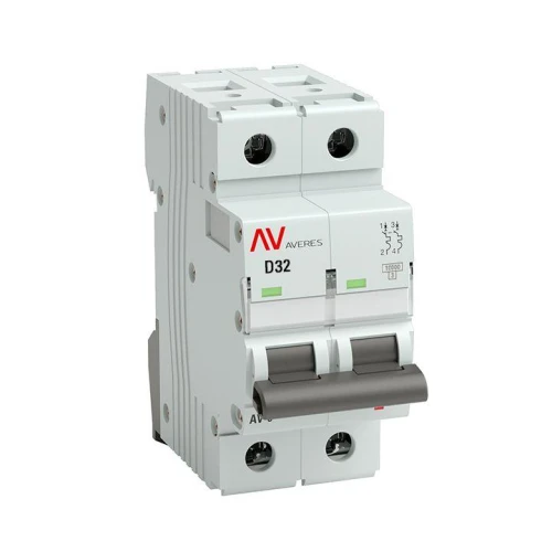 mcb10-2-32D-av EKF - Выключатель автоматический AV-10 2P 32A (D) 10kA AVERES
