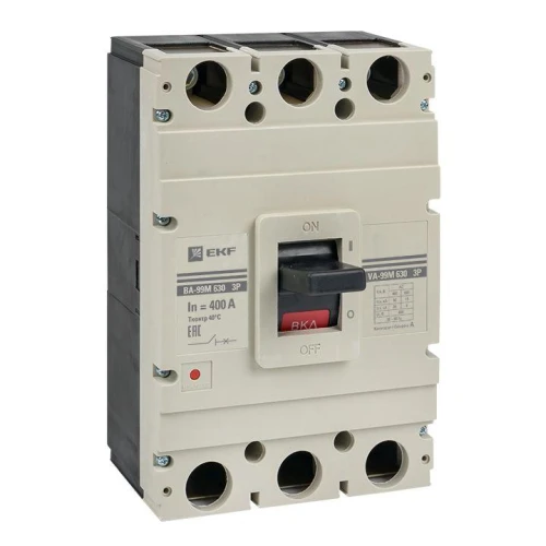 mccb99-630-400m EKF - Выключатель автоматический ВА-99М 630/400А 3P 50кА
