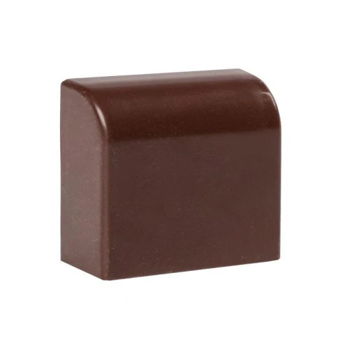 ecd-40-25x4 EKF - Заглушка (40х25) (4 шт) темное дерево-Plast 
