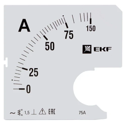 s-a961-75 EKF - Шкала сменная для A961 75/5А-1,5 PROxima