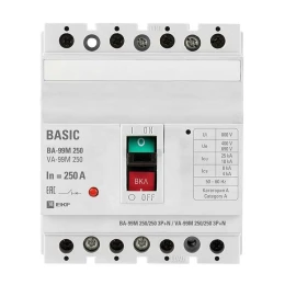 Выключатель автоматический ВА-99М 250/250А 3P+N 35кА PROxima
