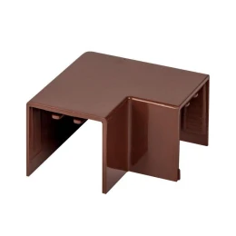 Поворот 90 гр. (25х25) (4 шт) темное дерево-Plast 
