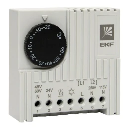 Термостат NO/NC (охлаждение/обогрев) на DIN-рейку 5-10A 230В IP20 PROxima