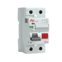 Устройство защитного отключения DV 2P 80А/300мА (S) AVERES