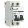 mcb4729-2-63C EKF - Автоматический выключатель 2P 63А (C) 4,5кА ВА 47-29 Basic