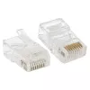 TRC-PLUG-5EUTP-50 EKF - Коннектор RJ-45 TERACOM неэкранированный 8P8C Cat.5E универсальный (упак.50шт)