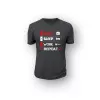 78970 EKF - Футболка черная EAT, SLEEP, WORK XL