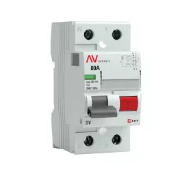 Устройство защитного отключения DV 2P 80А/ 30мА (AC) AVERES