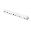 plc-KK-12-16-ps-w EKF - Колодка клеммная (12мм.) 16А полистирол белая